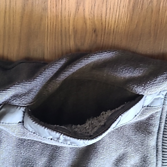 Sz XXL  Marvin Richards New York heavy grey fleece lined zip up men's sweater - Picture 3 of 9